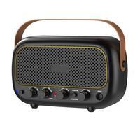 RedHana Portable Bluetooth Guitar Amplifier Speaker 5W Clean/Overdrive Modes, Black, 2 Channels, Solid State, Compatible with Guitar, 3.5mm & 6.35mm Jacks