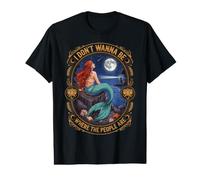 Redhead Mermaid Introvert Don't Want to Be Where People are Value Graphic T-Shirt