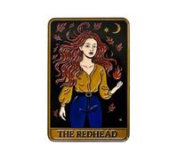 Redhead Revolution's Pin - “The Redhead” Flame-Haired Muse Design | Cute Accessory for Jackets, Bags & Gifts