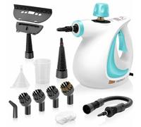 Redhut Steam Cleaner, Redhut Pressurised Handheld Steamcleaner,Steamcleaners for The Home Multi Purpose for Kitchen,Bathroom,Upholstery,Car Interior (Blue)