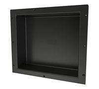 Redi Niche Single Recessed Shower Shelf - Black, One Inner Shelf, 16-Inch Width x 14-Inch Height x 4-Inch Depth