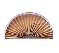 Redi Shade 3607571 Original Arch Light Blocking Pleated Fabric Shade, Natural, 72” x 36”