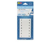 Redi-Tag Pre-Printed Index Tabs, A to Z, Permanent Adhesive, 7/16 x 1 Inches, 104 Tabs per Pack, White with Black Print (31005)