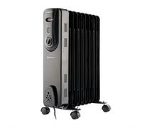 Rediffusion 9 Fin Oil Filled Radiator 2KW Black Rediffusion Black