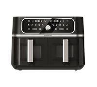 Rediffusion Air Fryer, 9L, ClearCook, Dual Drawer with Viewing Window, 10 Smart Presets, Cool Touch Design, Sync Finish, Match Cook, Digital Touchscreen, Non-Stick, Dishwasher Safe, Black - REDAF100CA