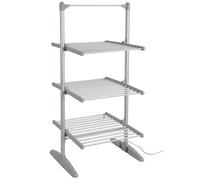 Rediffusion Heated 3 Tier Clothes Airer in Silver Rediffusion Silver