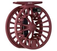 Redington Zero Fly Fishing Reel, Lightweight Design for Trout, Clicker Drag System, Burgundy, 4/5