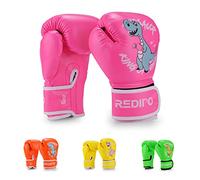 Redipo Kids Boxing Gloves for Boys and Girls, Youth Boxing Training Gloves for Kids 3-15, 4&6OZ Punching Bag Kickboxing Thai Mitts MMA Training Sparring Gloves