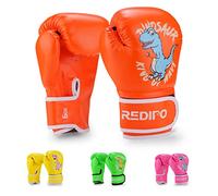 Redipo Kids Boxing Gloves for Boys and Girls, Youth Boxing Training Gloves for Kids 3-15, 4&6OZ Punching Bag Kickboxing Thai Mitts MMA Training Sparring Gloves