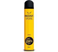 Redist Hair Styling Spray Yellow 400ml | Full Force Ultra Strong Hold | Long-Lasting Anti-Frizz Hair Spray | Shine & Volume Styling Spray for Women & Men | For All Hair Types