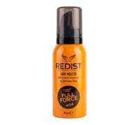 Redist Professional Hair Mousse Full Force No 04 Maximum Control 90ml Travel Size Strong Hold Styling Foam for Volume and Long Lasting Definition Suitable for All Hair Types Men and Women