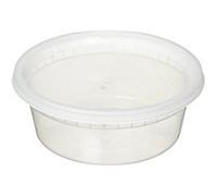 Reditainer Plastic Food Storage Containers with Lids (10, 8 Ounce)
