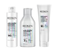 Redken Acidic Bonding Concentrate Intensive Pre-Treatment, Shampoo and 5-Minute Liquid Hair Mask Bundle