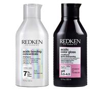 Redken Acidic Bonding Concentrate Shampoo 300ml & Acidic Color Gloss Conditioner 300ml