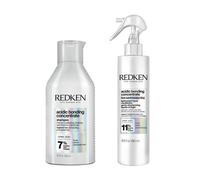 Redken Acidic Bonding Concentrate Shampoo 300Ml & Lightweight Liquid Conditioner 190Ml Duo In Clear Clear One Size