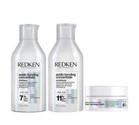 Redken Acidic Bonding Concentrate Shampoo 300ml, Acidic Bonding Conditioner 300ml & Acidic Bonding Concentrate Hair Bandage Balm 75 - 300 ml