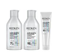Redken Acidic Bonding Concentrate Shampoo, Conditioner & Leave-in Treatment Set in Clear Redken Clear