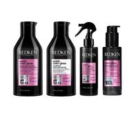 Redken Acidic Color Gloss Shampoo 300ml, Conditioner 300ml, Glass Gloss Treatment 237ml & Leave-in Treatment 190ml