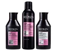 Acidic Color Gloss Sulphate-Free Shampoo 300ml, Acidic Color Gloss Conditioner 300ml and Activated Glass Gloss Treatment 237ml Redken Clear One Size