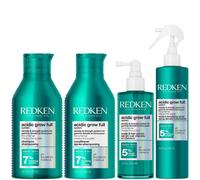 Redken Acidic Grow Full System Shampoo 300ml, Conditioner 300ml, Serum 100ml & Spray 190ml Bundle