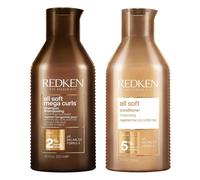 Redken All Soft Mega Curl Shampoo 300ml & All Soft Conditioner 300ml