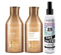 Redken All Soft & One United Bundle In Clear Clear