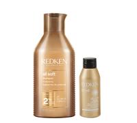 Redken All Soft Shampoo 300ml and MINI All Soft Shampoo 75ml Duo