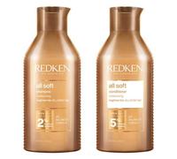 Redken All Soft Shampoo 500ml & All Soft Conditioner 500ml Duo in Clear Redken Clear