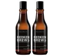 Redken Brews 3-in-1 Shampoo Conditioner Body Wash - 300 ml