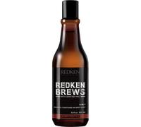 Redken Brews 3-IN-1 Shampoo For Men Shampoo Conditioner And Body Wash Mens Shampoo 10.1 fl. oz