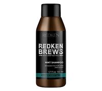 Redken Brews Mint Clean Shampoo for Men, 50 ml