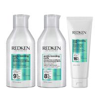 Redken Bundles Trio: Acidic Bonding Curls Shampoo, Conditioner & Leave-In Hair Treatment 300ml, 300ml & 250ml