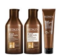 Redken - Bundles Trio: All Soft Mega Curls Shampoo 300ml, Conditioner 300ml & Hydramelt Treatment 150ml for Women