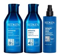 Redken - Bundles Trio: Extreme Shampoo 500ml, Conditioner 500ml & Anti-Snap Treatment 250ml for Women