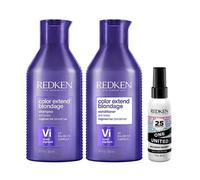 Redken PACK Color Extend Blondage Shampoo 300ml, Conditioner 300ml and One United 30ml