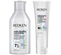 Redken Duo: Acidic Bonding Concentrate Shampoo 300Ml & 5-Minute Liquid Hair Mask 250Ml In Clear Clear One Size