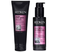 Redken Duo: Acidic Color Gloss 1 Min Gloss-In-Mask 250Ml & Naked Gloss 100Ml In Clear Clear