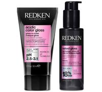 Redken Duo: Acidic Color Gloss 1 Min Gloss-In-Mask Mini 50Ml & Naked Gloss 100Ml In Clear Clear One Size