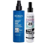 Redken Women's Duo: Extreme Anti-Snap & One United Hair Treatment Bundle in Clear | Size: 150ml Redken Clear 150ml