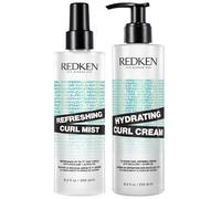 Redken Duo: Hydrating Curl Defining Cream And Refreshing Curl Hair Mist Bundle For Curly And Coily Hair In Clear Clear One Size