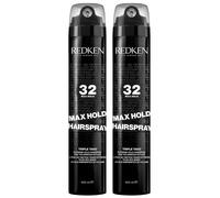 Redken Duo: Max Hold Hairspray For Extreme Hold 300Ml X 2 In Clear Clear