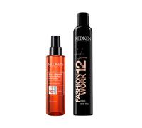 Redken Frizz Dismiss Instant Deflate 125ml & Fashion Work 12 400ml Duo