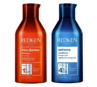 Redken Frizz Dismiss Shampoo 300ml & Extreme Conditioner 300ml Duo