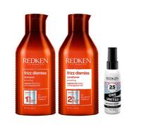 Redken Frizz Dismiss Shampoo Duo and One United Pack