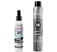 Redken One United 150ml and Quick Dry Hairspray 400ml Bundle