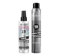 Redken One United Elixir 150ml & Redken Quick Dry Hairspray 400ml Duo - 150 ml