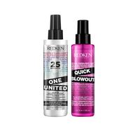 Redken One United Multi-Benefit Treatment 150ml & Quick Blowout 125ml Duo