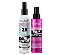 One United Multi-Benefit Treatment 150ml & Quick Blowout 125ml Duo Redken Clear One Size
