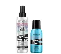 Redken One United Multi-Benefit Treatment 150ml & Spray Wax 10 150ml Duo