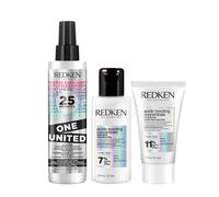 Redken One United Treatment 150ml, Acidic Bonding Concentrate Shampoo 75ml and Conditioner 50ml